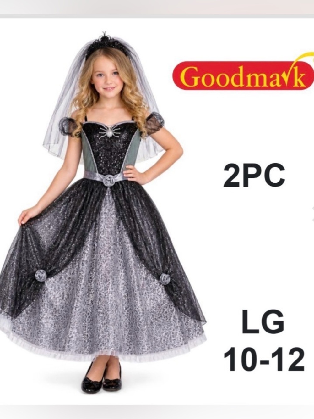 GOTHIC GRILS SPIDER BRIDE COSTUME